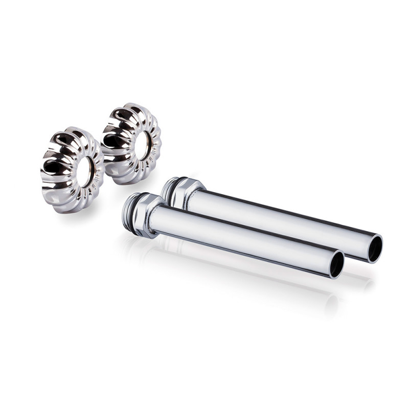 Kit de connexion avec rosaces fleuries