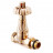 FLORAL OLD STYLE - Kit complet robinet thermostatique